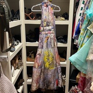 Zimmermann size 0 (4) beautiful linen and silk dress